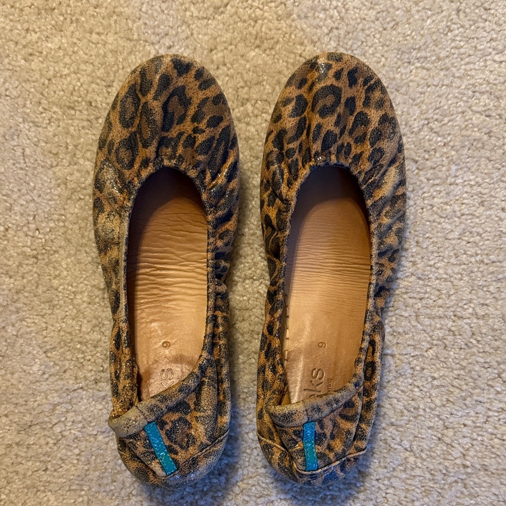 Tieks Leopard Pattern Flats
